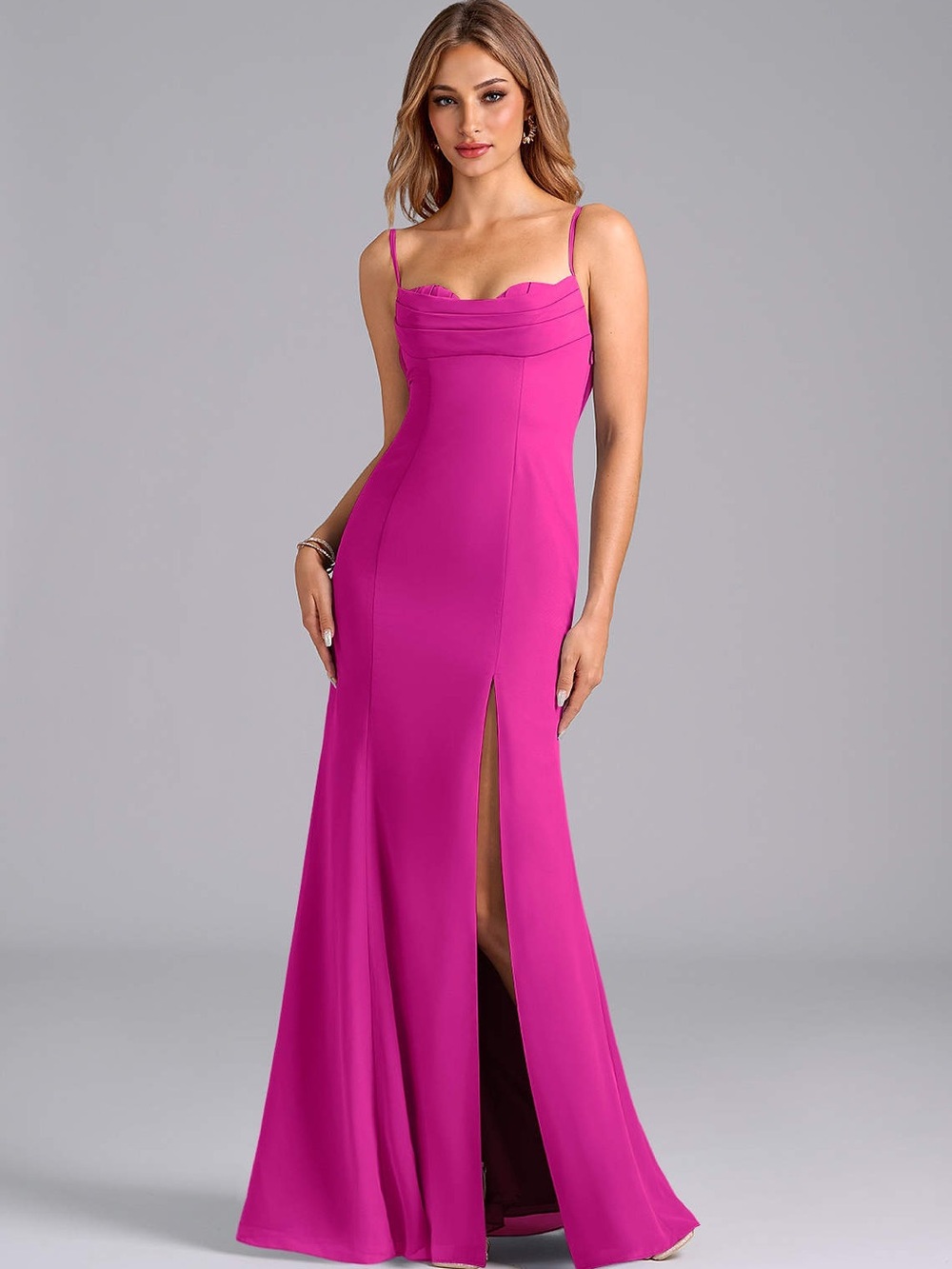Fuchsia Azazie Dress